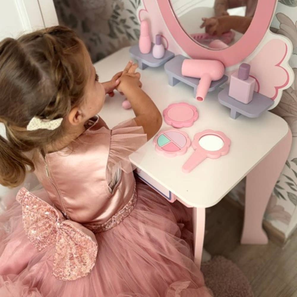 PETIKIDS – Conjunto de brinquedos - Crianças por atacado – Kit de beleza em silicone para brincadeira de faz de conta3