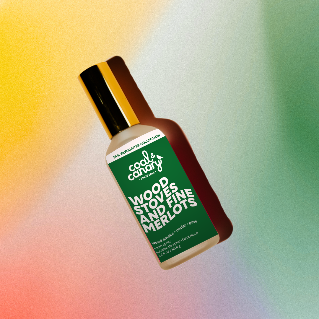 Coal and Canary - Wholesale Room & Linen Spray - Wood Stoves and Fine Merlots - Room Spritz0