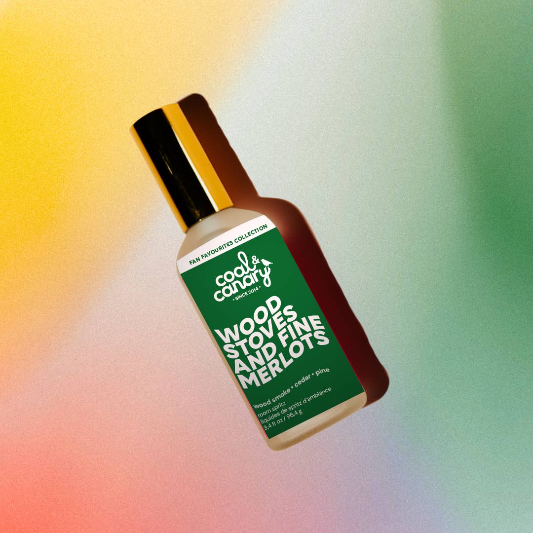 Coal and Canary - Wholesale Room & Linen Spray - Wood Stoves and Fine Merlots - Room Spritz