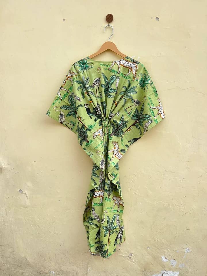 bhavnas boutique – wholesale Kaftan – Women's – 100% Pure Cotton Kaftan Nightwear Gown Summer Long Kaftan3