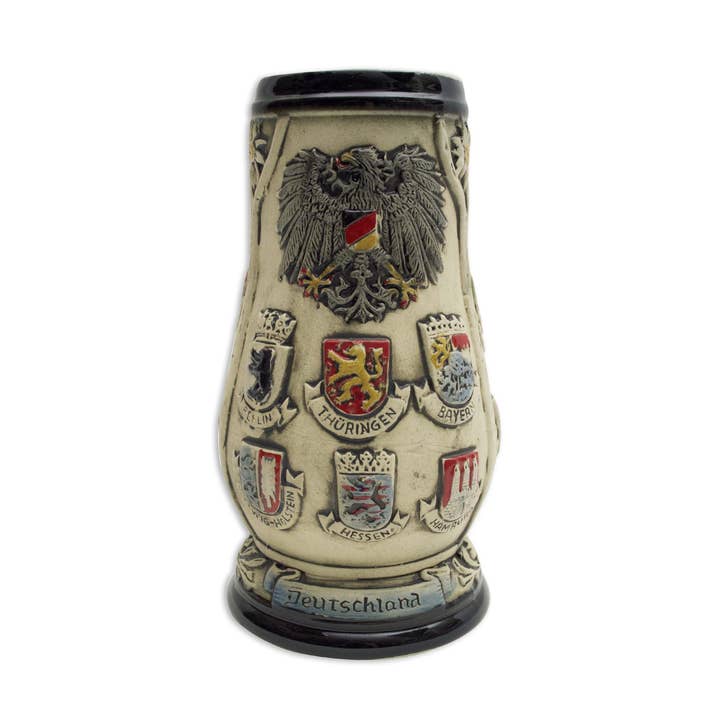 Deutschland Coat of Arms Collectible German Beer Stein for wholesale by European Heritage Gifts
