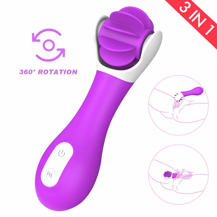 Seductive Boudoir - Vente Sex toys - Vibromasseur à succion de langue pivotant 3 en 1 Hunter, jouets sexuels8