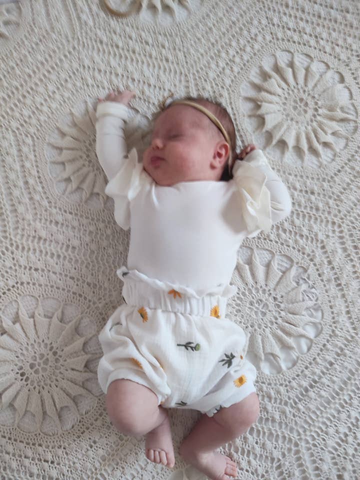 Embroidered Muslin High Waist Bloomers for wholesale by Petiteaude