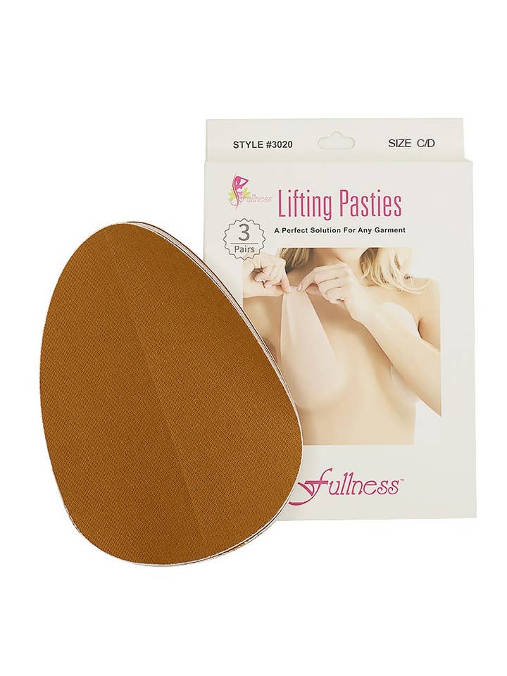 Fullness 3020CD Adhesive Lifting Pasties Mocha - 6 for wholesale by PINEAPPLE Beauty