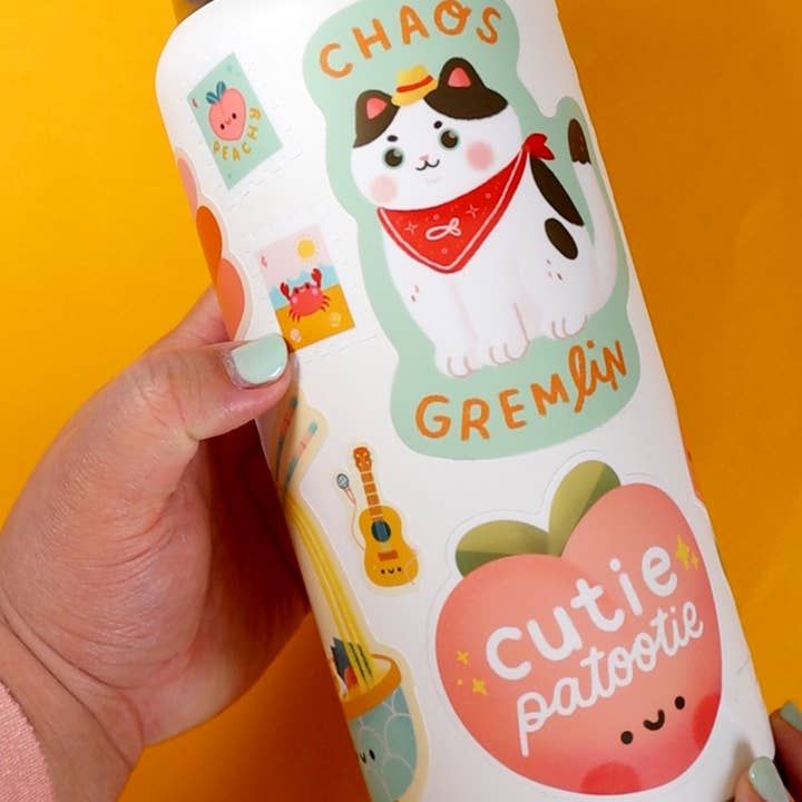 Yay! It's Vica - Wholesale Sticker - Cutie Patootie Peach Sticker
