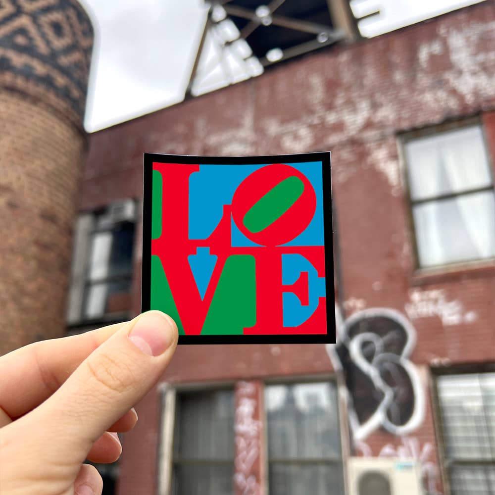 Apply Stickers - Wholesale Sticker - LOVE by Robert Indiana - Die-Cut Sticker (Valentines)1