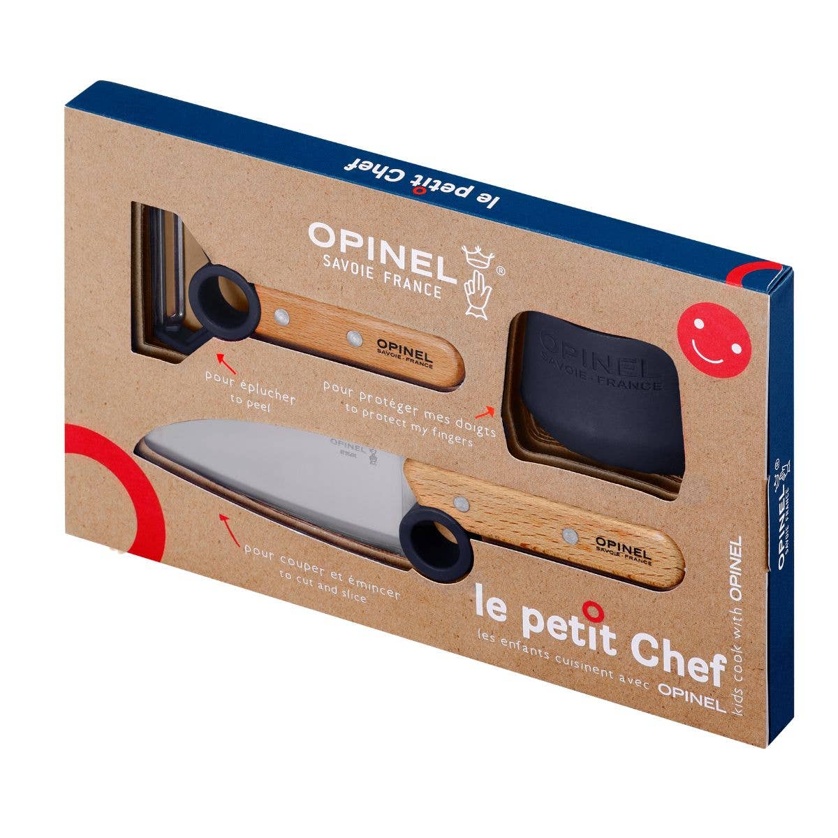 Opinel - Wholesale Knife Set - Le Petit Chef 3pc Knife Set (New Colors)1