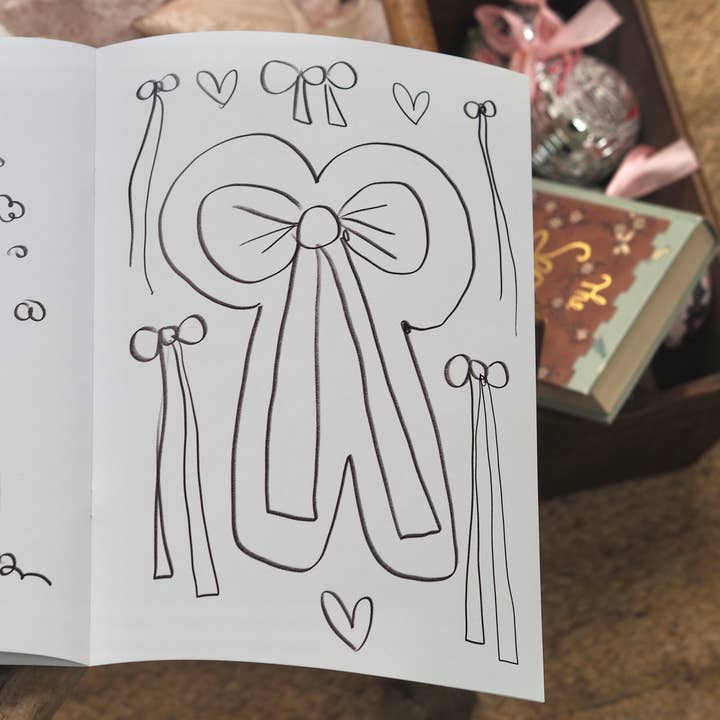 Made by Leah – wholesale Notebook – The Cosy Girly Colouring Book3