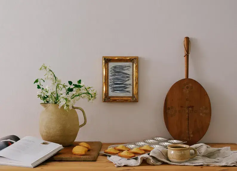 Krista Kim Studio - Venta al por mayor Ilustración - SARDINES - Lámina artística (sin marco)9