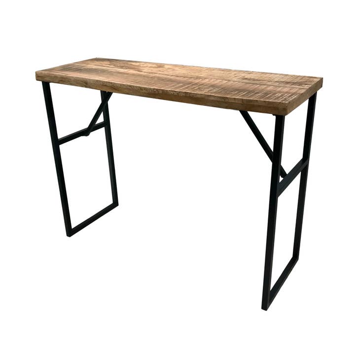 Wilco Home - Wholesale Console Table - Santa Marta Solid Mango Wood Console/Folding Display Table-S