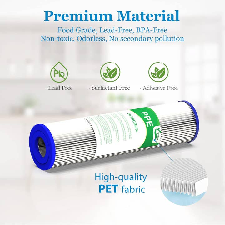 Kalm Yoga - Wholesale Water Filter - Water Chiller Replacements Filter (3 Filters) for Ice Bath - Cold Plunge Water Chillers