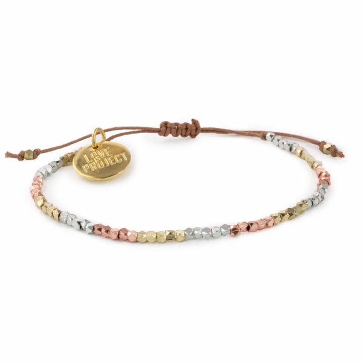 Love Is Project - Vendita all'ingrosso Bracciale con perline - Bracciale Kali Ombre - oro/argento/champagne