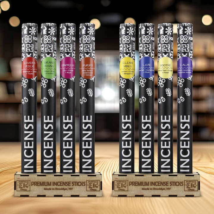 Branded Incense Retail Display for wholesale by Everything Chriss Home & Body Fragrances