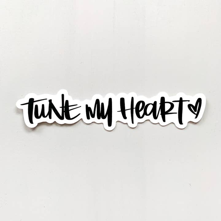 Tune My Heart - Klistermärke för wholesale av Emily Brown Designs