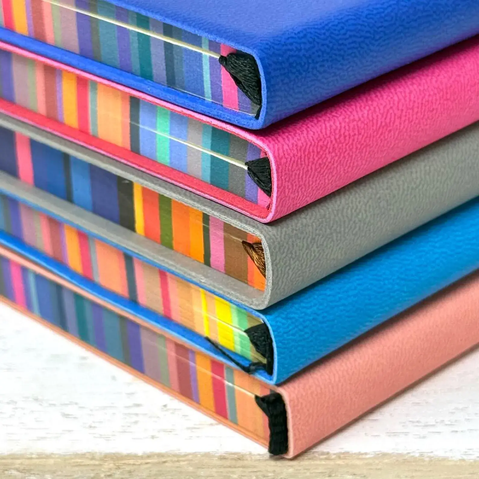 Lovethelinks Ltd - Wholesale Notebook - Rainbow Notebook Journals in A5 and A6 lots of colours1