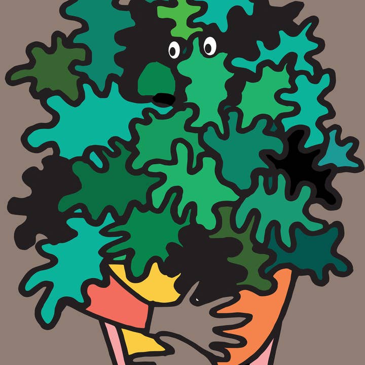 'Cheese Plant' Giclée-tryk for engroshandel hos RUDE