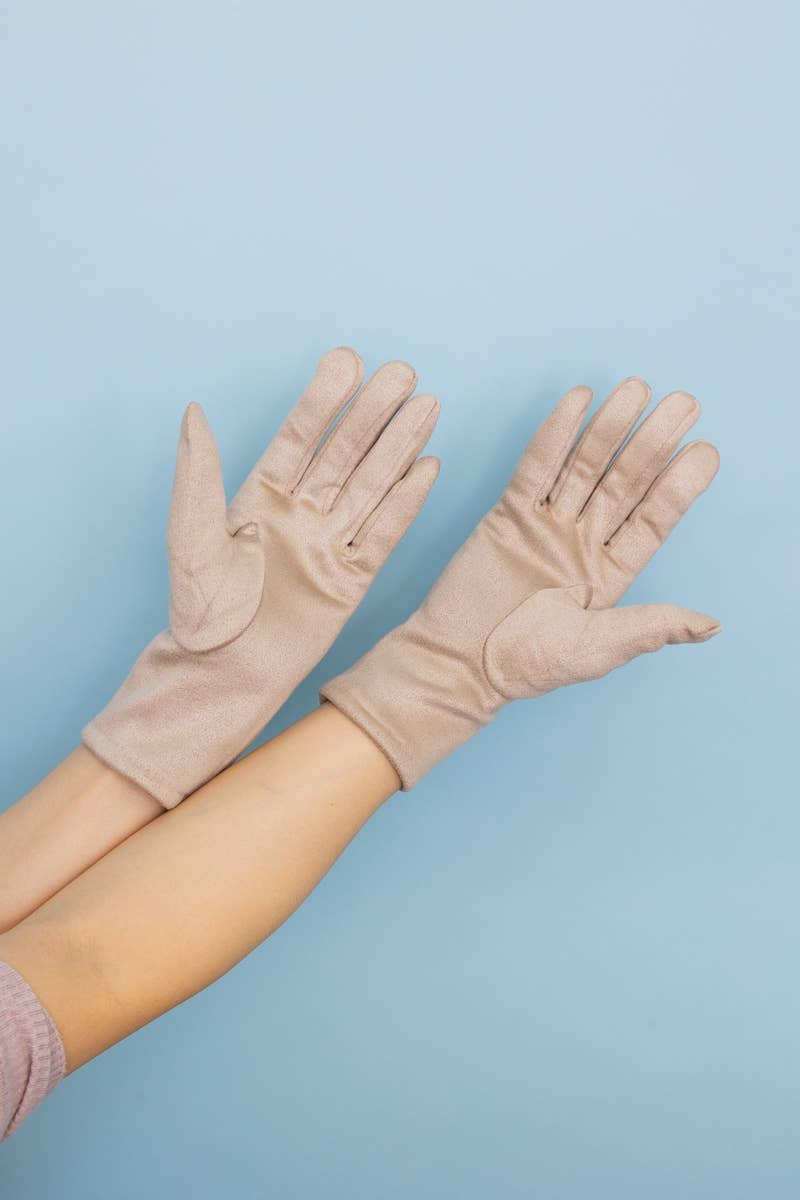 Leto Accessories - Wholesale Gloves - Women's - Cozy Knit Wool-Blend Touchscreen Gloves8