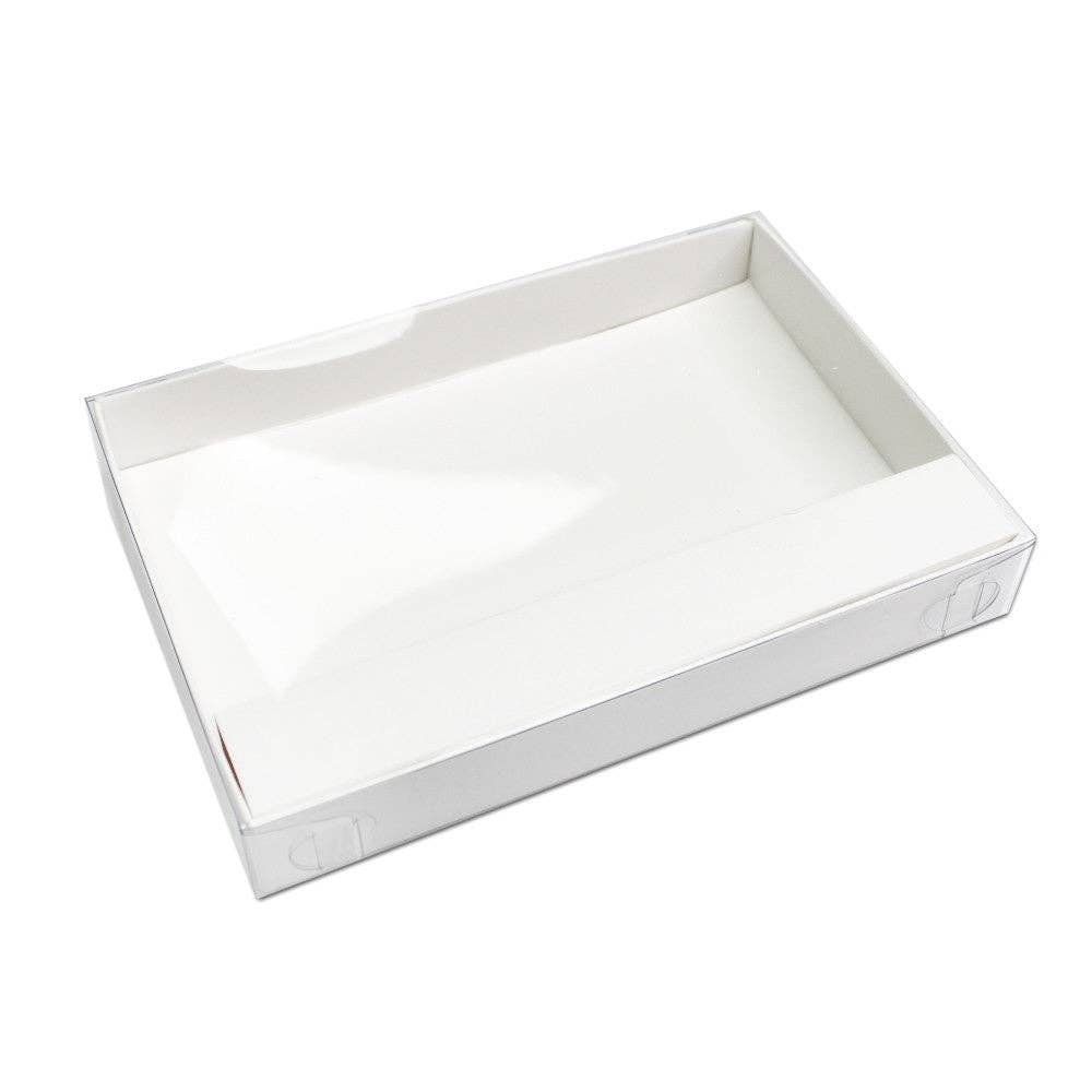 Elegant Design Supply - Vente Présentoirs à gâteaux - Boîte à gâteaux White Clear 3 MINI (lot de 5)6
