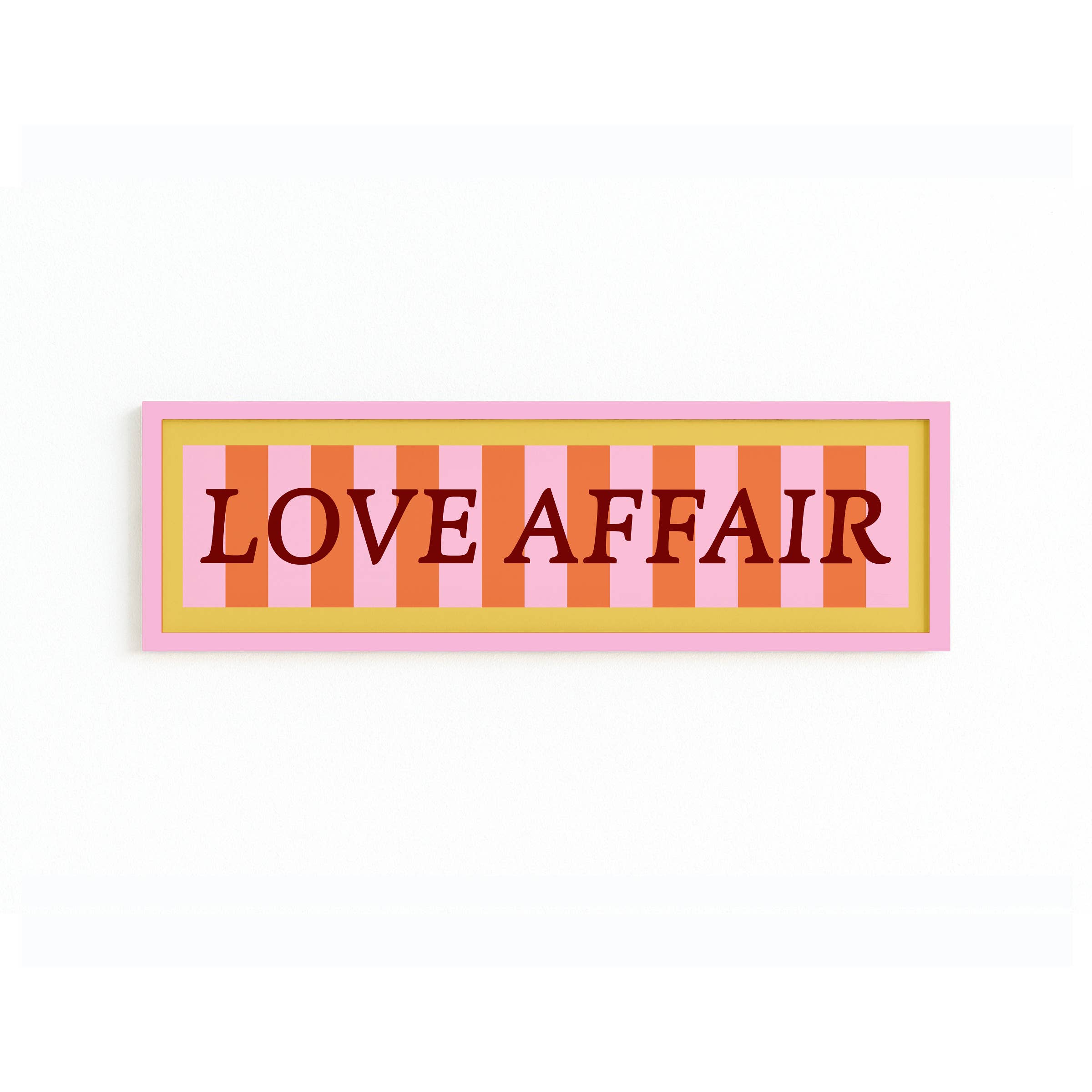 Maddison Ball Creative - Wholesale Art Print - Love Affair Panoramic Framed Print0