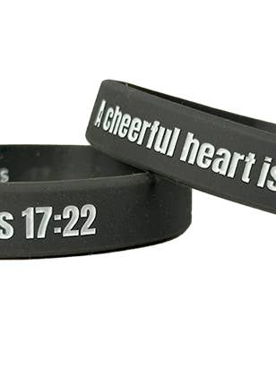 Bracelet Colérique/Joyeux (Proverbes 17:22) pour la vente par Truthkins