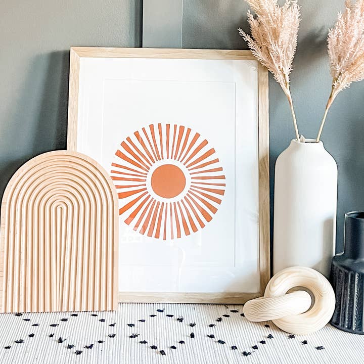 Vine & Nest - Wholesale Decorative Tabletop Object - Hand-crafted Wooden Chains and Rings15