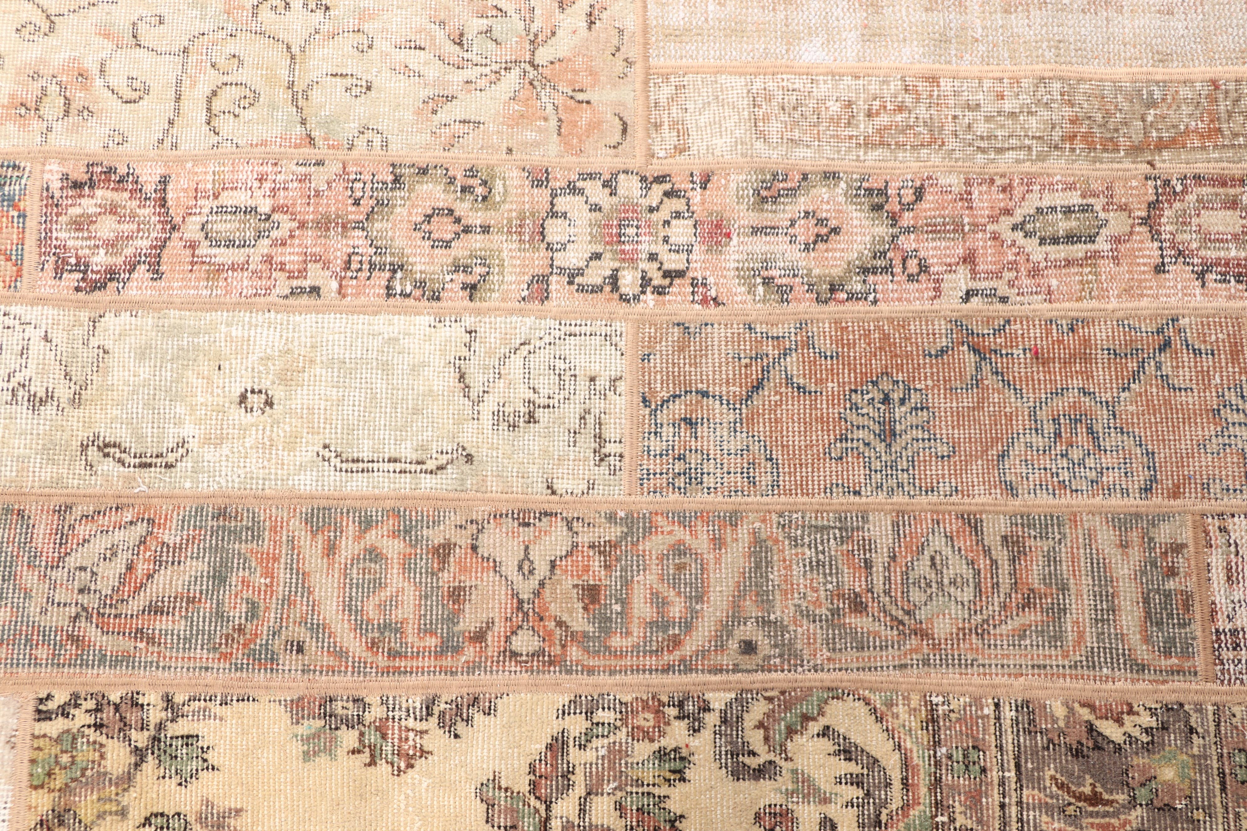 The Loom Wholesale - Wholesale Rug Pad - Turkish Vintage Rug, Small 2.8x8.9 ft (84x272 cm) Rug, Brown Floral Rug4