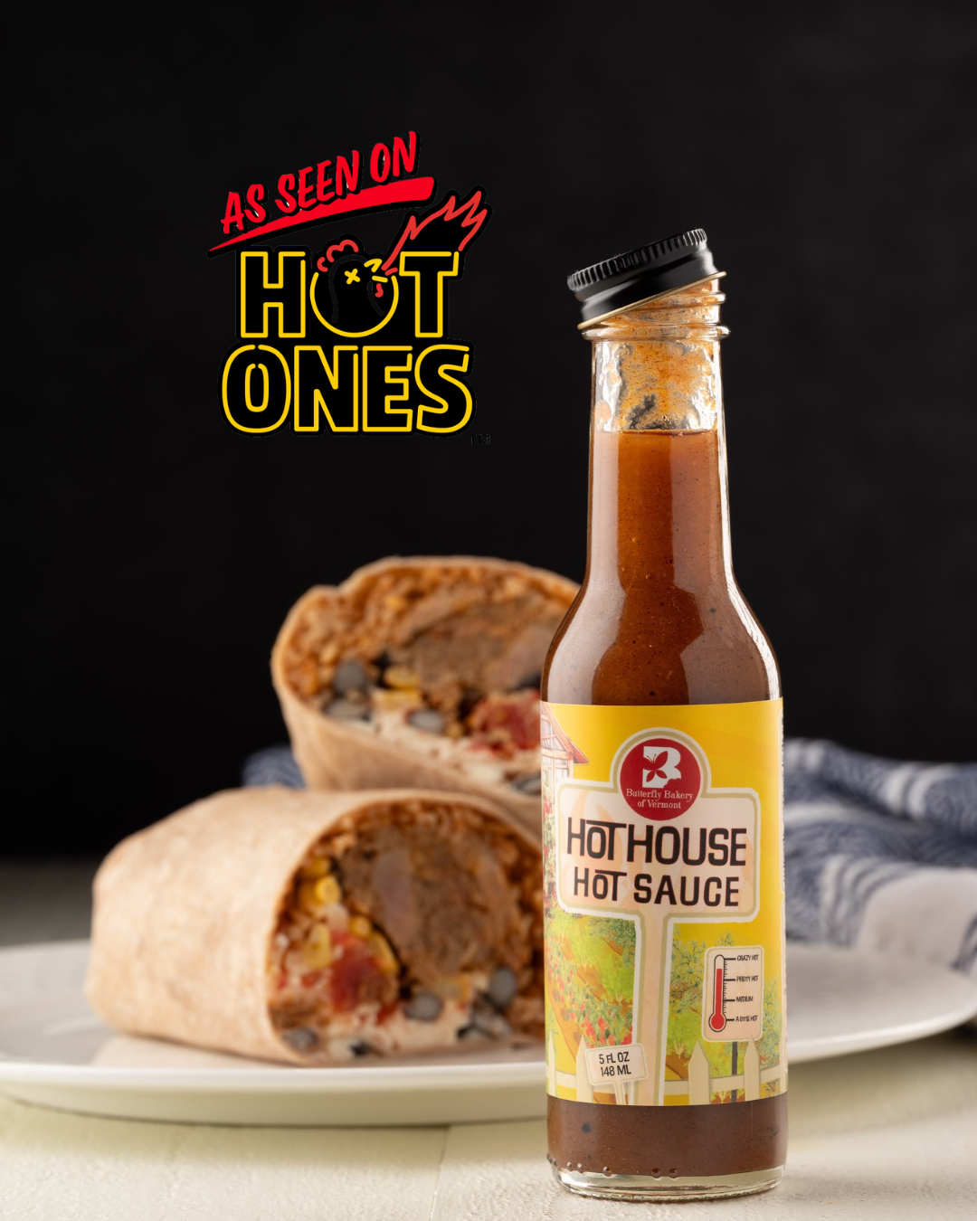 Butterfly Bakery of Vermont - Wholesale Hot Sauce - Hot House Hot Sauce 5oz 0