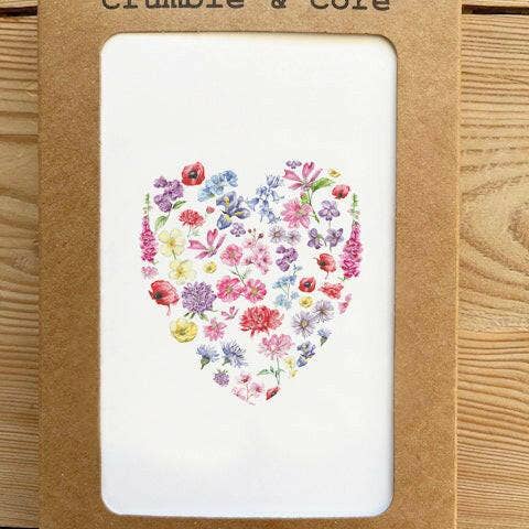 Crumble & Core – wholesale Stationery/notecard set – Notelet Set - Floral Notelets - Note Card Pack1