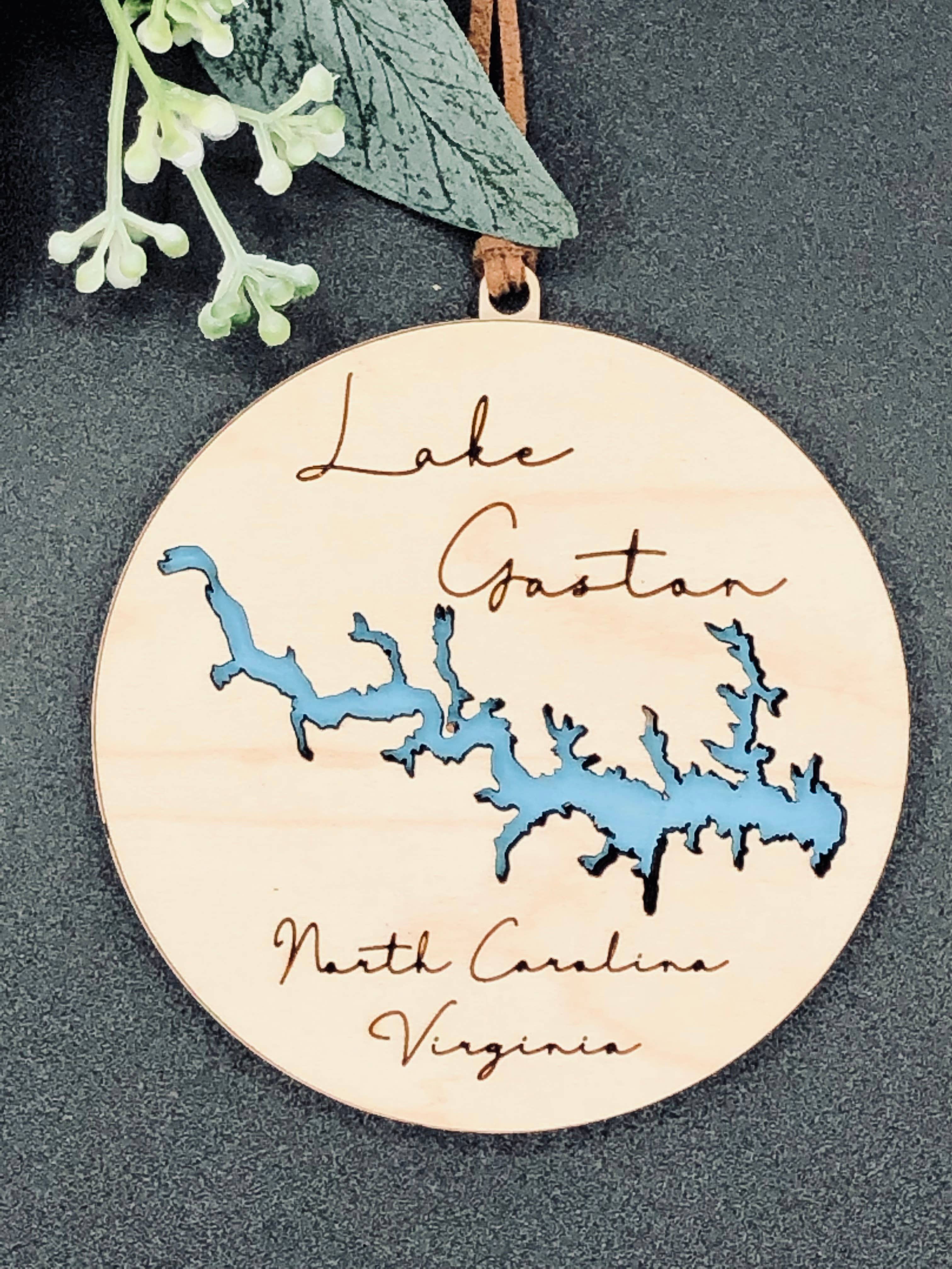 Rag Crazy Creates - Wholesale Ornament - Custom 3D Maple Lake Ornament - US Lakes4