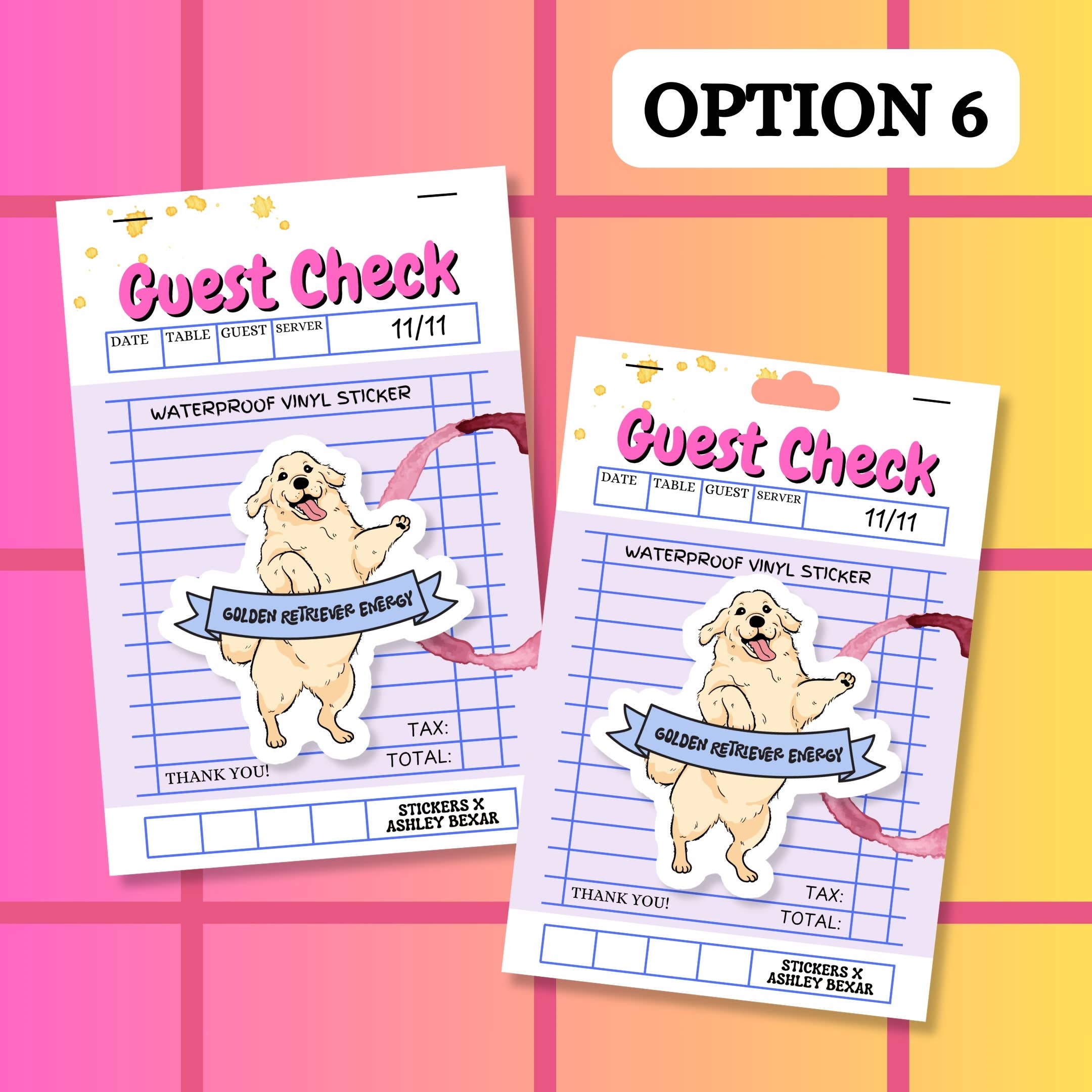 Stickers+ X Ashley Bexar - Wholesale Sticker - Golden Retriever Dog Dogs Dog Mom Waterproof Vinyl Sticker6