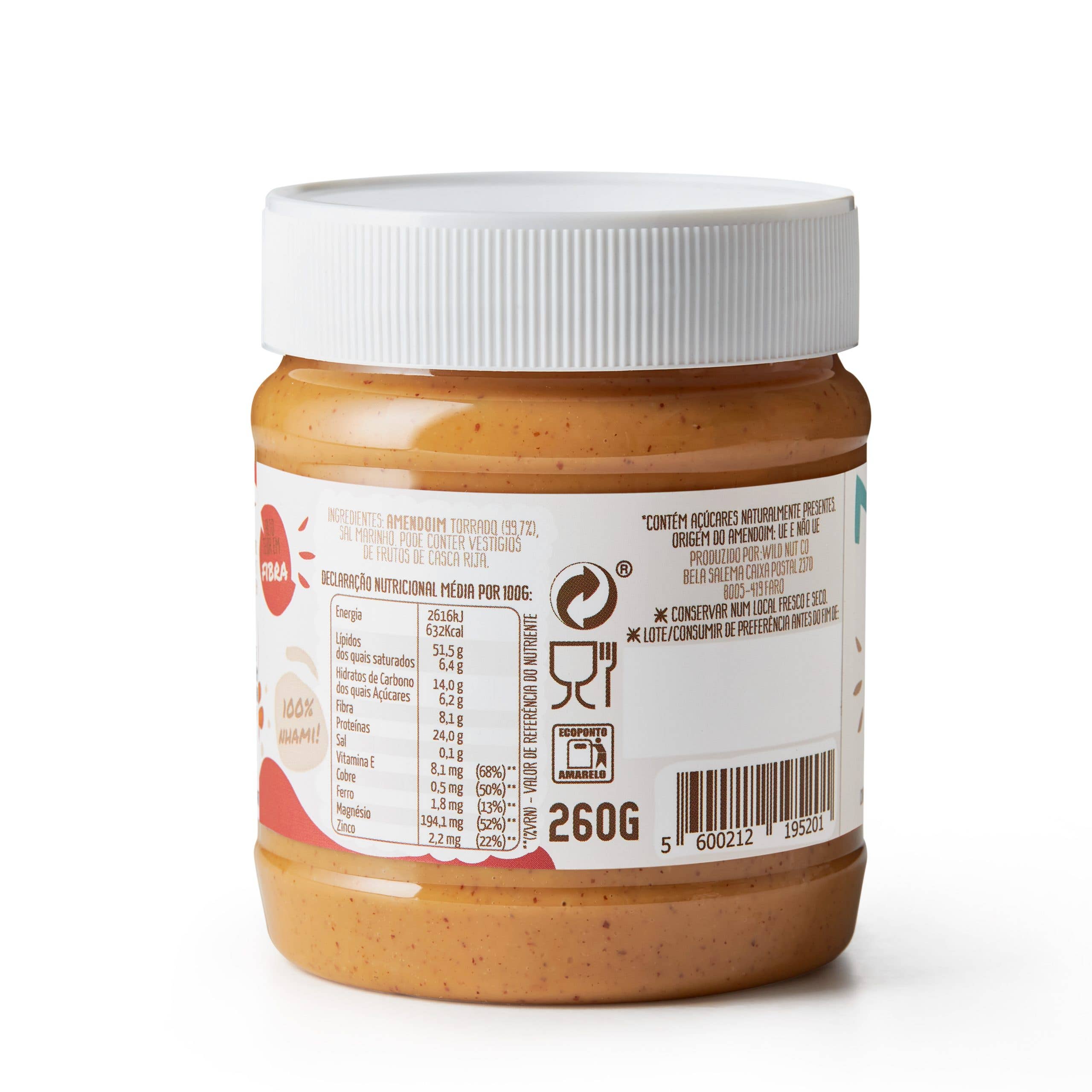 I'M NAT – Großhandel Nussbutter – Cremige Erdnussbutter 260 g1