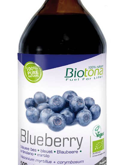 Blueberries Powerful Natural Juice Concentrate — 500 ml for wholesale by Biotona