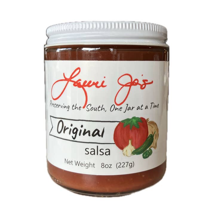 La salsa originale de Lauri Jo pour la vente par Fourth and Cherry Foods
