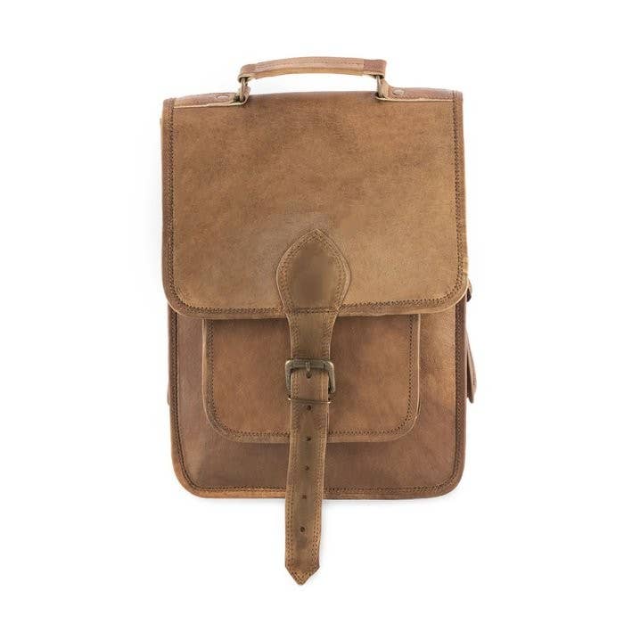 Bagoa - Vendita all'ingrosso Zaino - Donna - Zaino in pelle Azra 14" stile vintage1