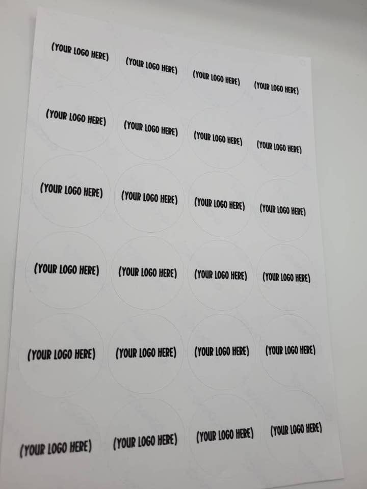 Pegatinas con el logotipo X24, hojas de pegatinas personalizadas, logotipo personalizado para venta al por mayor de The Sticker Scene