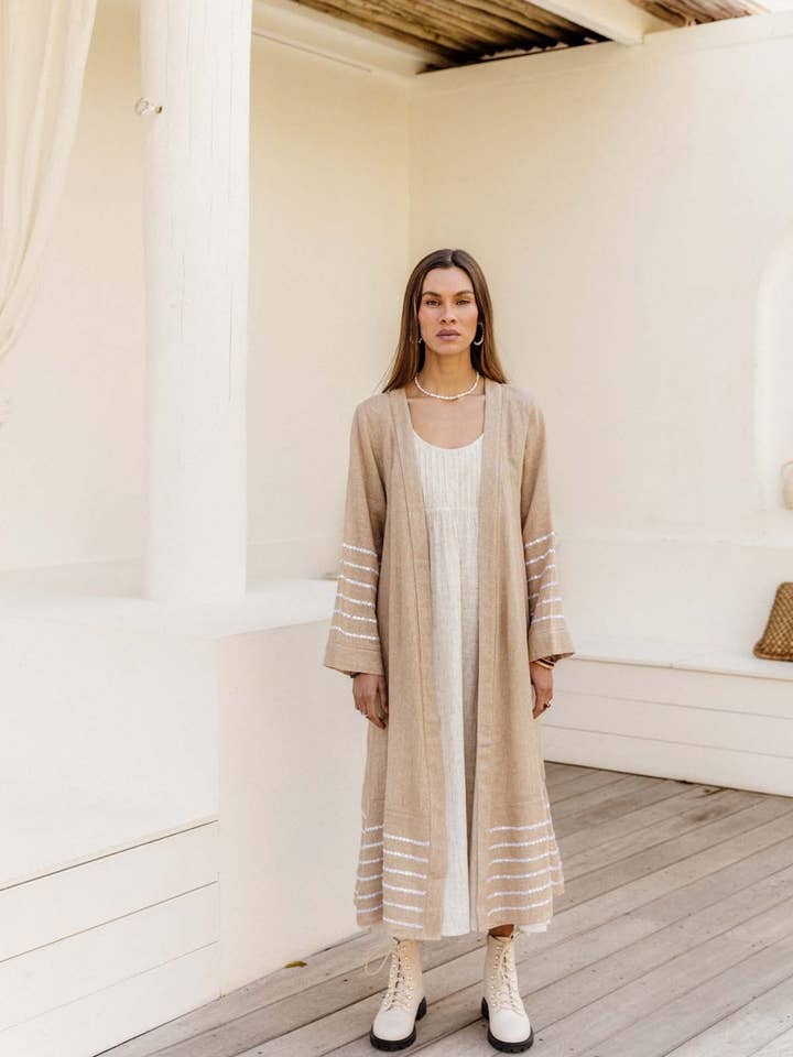 Milos Road Duster for wholesale by I AM PYLGRYM