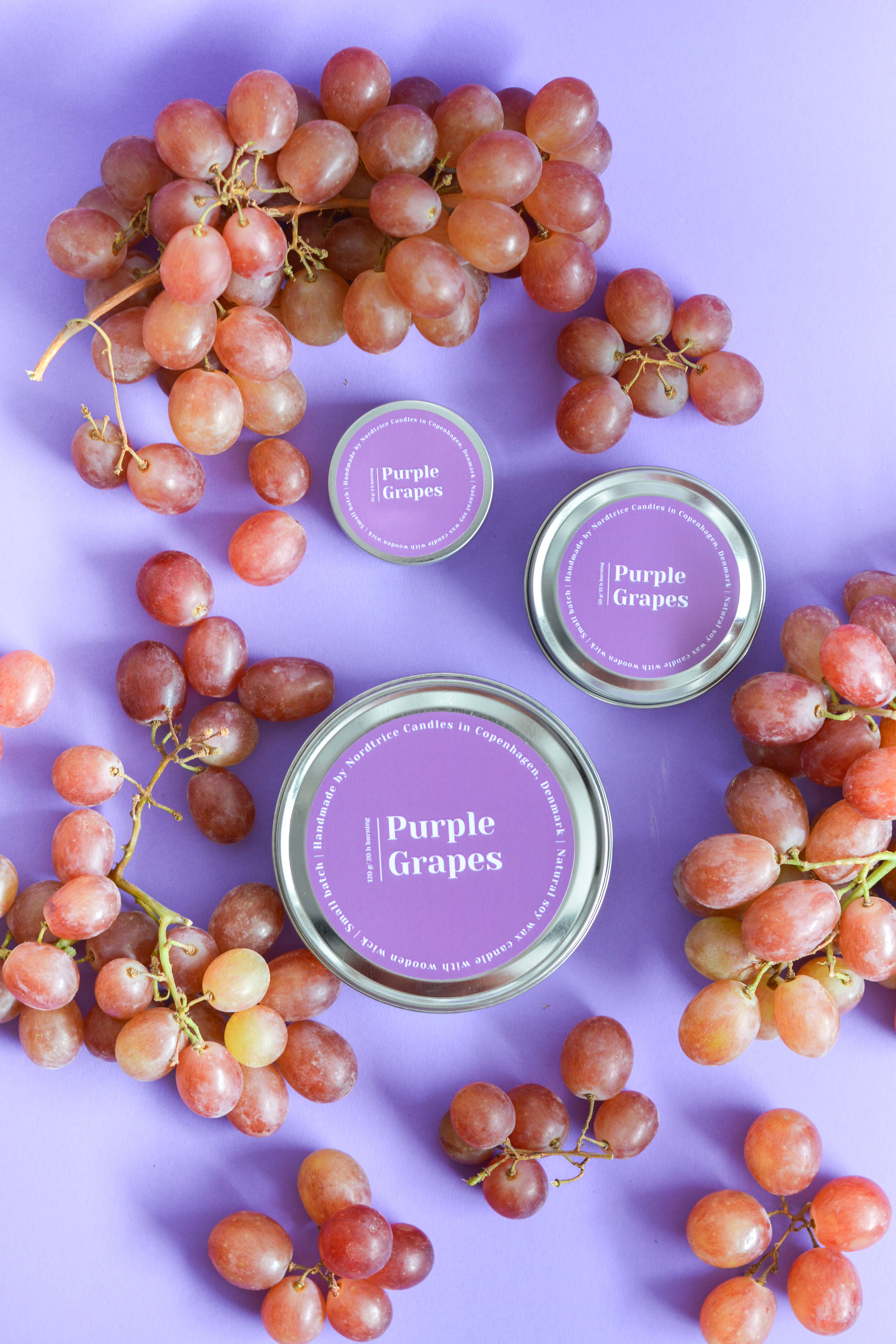 Nordtrice - Wholesale Travel Candles - Scented soy candles M, Purple Grapes 50g4