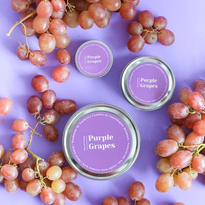 Nordtrice - Wholesale Travel Candles - Scented soy candles M, Purple Grapes 50g4
