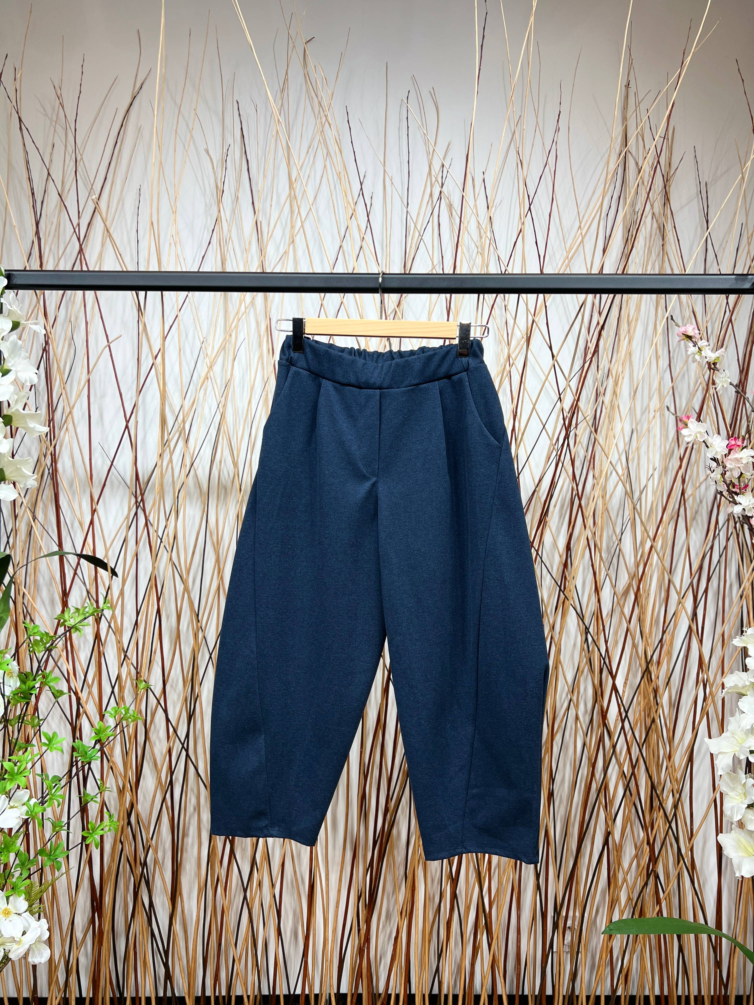 L'Emotion – wholesale Pants – Women's – Balloon Fit Elastic Waist Comfort Wide Leg Pants0