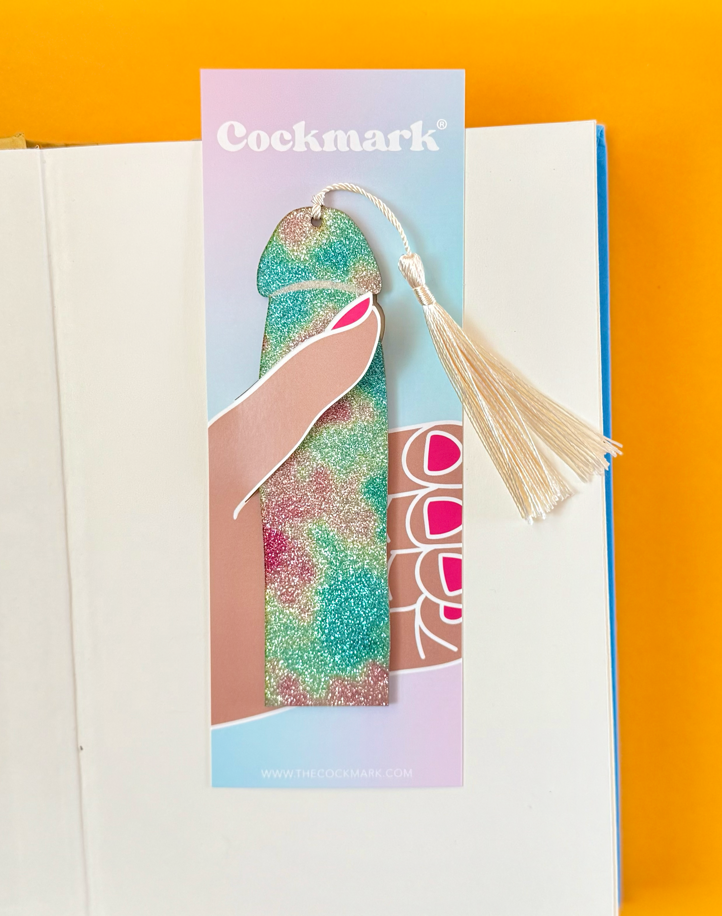 Cockmark - Wholesale Bookmark - Glitter Cockmark6