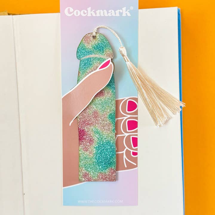 Cockmark - Wholesale Bookmark - Glitter Cockmark6