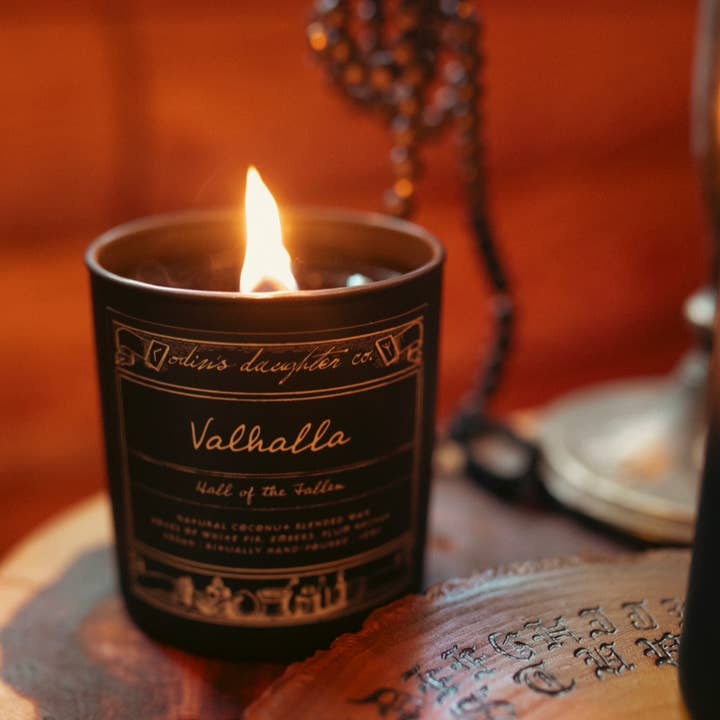 Valhalla | Ritual Candle, Norse Mythology for wholesale by Odin’s Daughter Co.