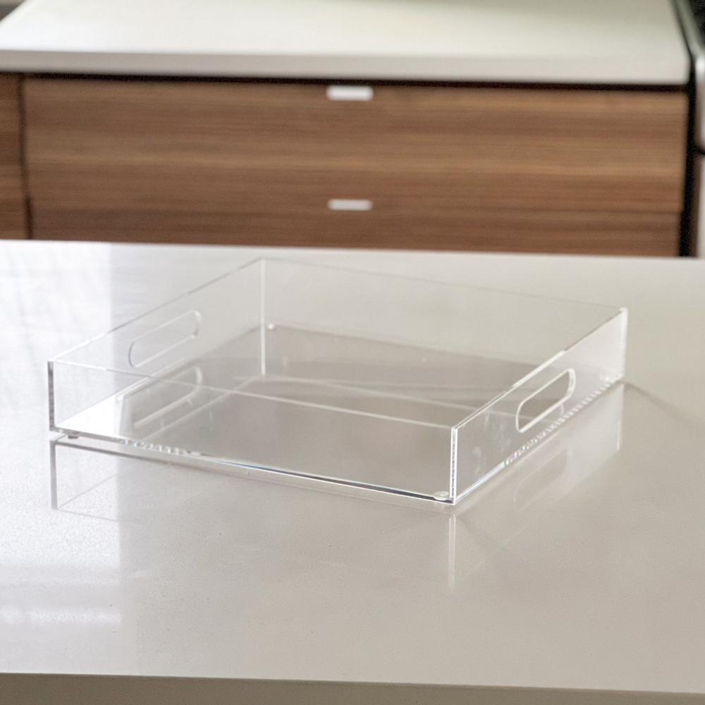 Boker-Tov Shalom - Wholesale Serving Tray - Elegant Lucite Tray6
