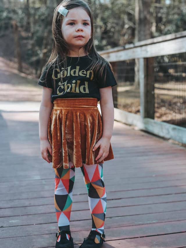 Golden Child Tee for wholesale by Half moon apparel