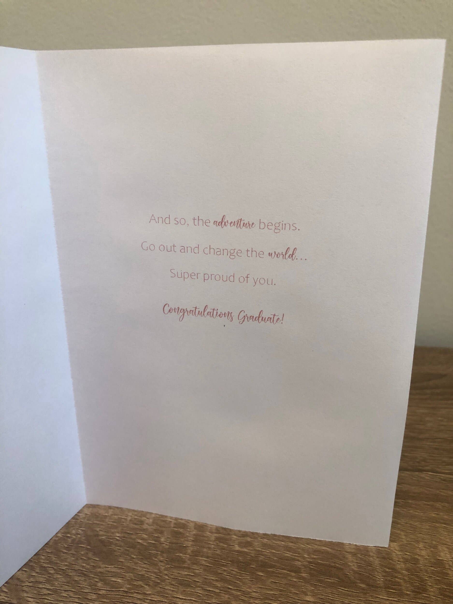 D. Johnson & Co Greetings - Wholesale Graduation Card - Floral Cap Grad Card5