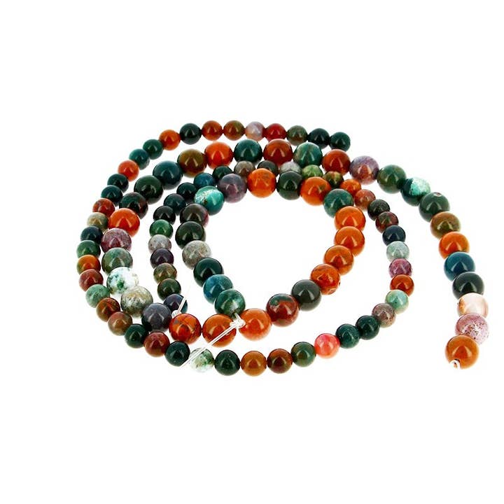 Orbiculaire Jasper-kralen voor wholesale door Artisans de Madagascar