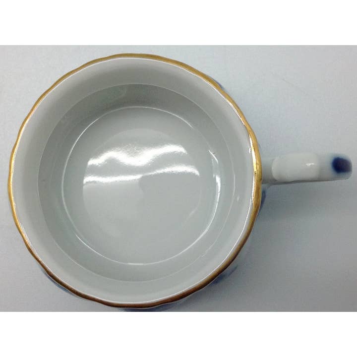 European Heritage Gifts - Wholesale Tea Set - Delft Victorian Mini Tea Set Cup and Saucer2