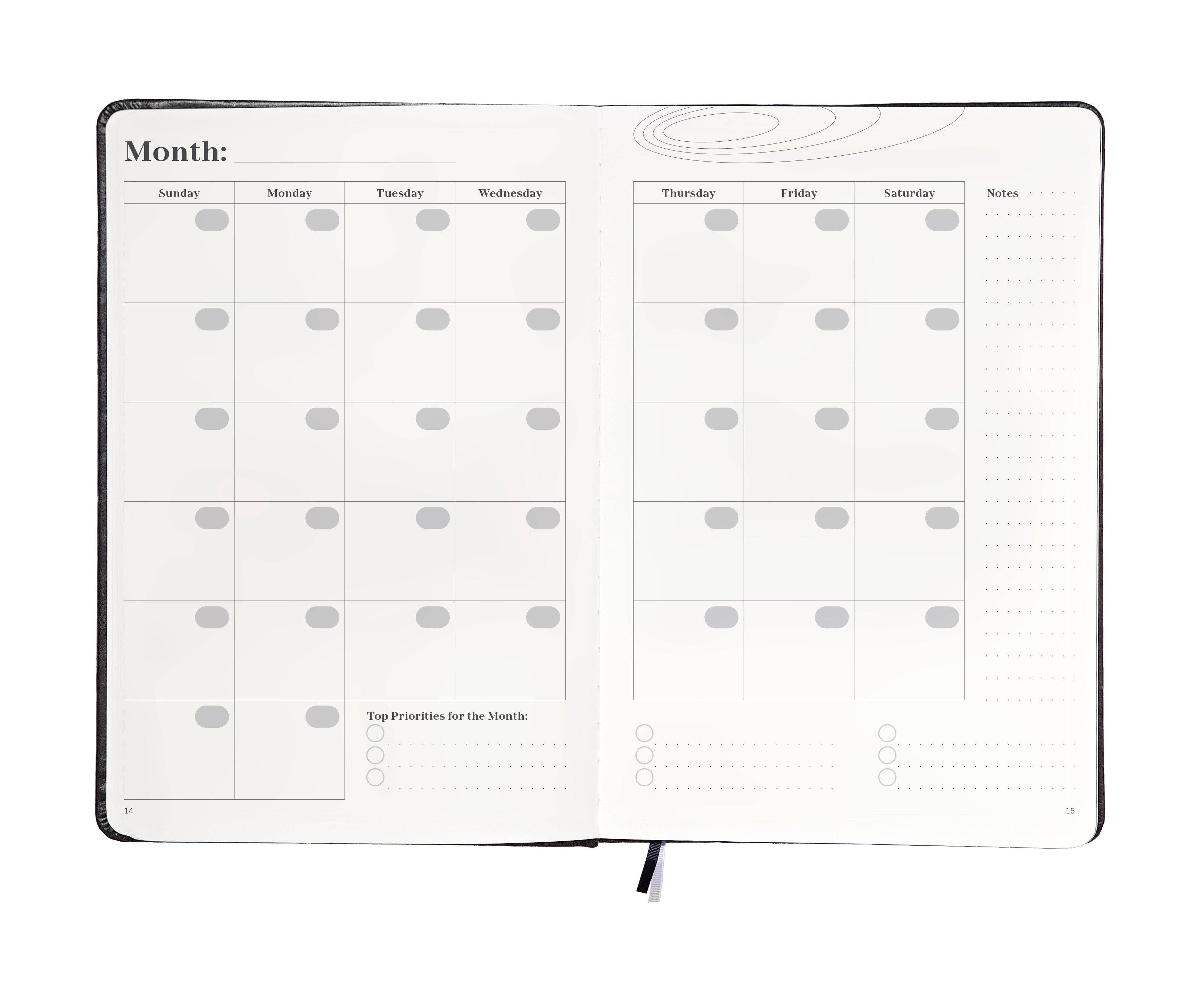 The One Day Co. - Wholesale Planner - Tenacious Teal3