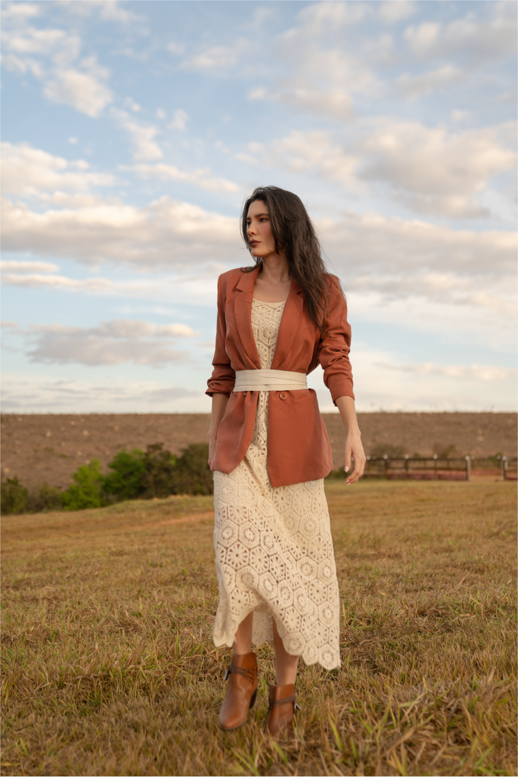 ADA Collection Belts - Wholesale Belt - Women's - Wrap Belt - Bone - OS12