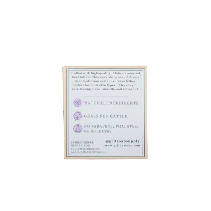 GRIT Soap Supply - Wholesale Bar Soap - Home On The Range Tallow Bar Soap6